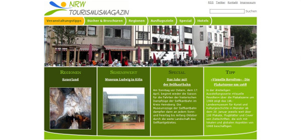 NRW Tourismusmagazin